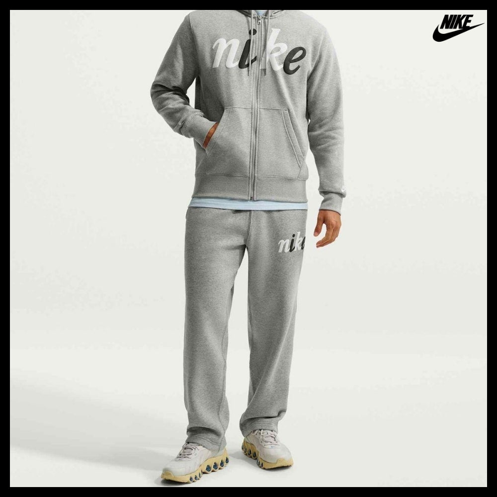 【NIKE】Sportswear Club Fleece Open Hem Pants M Dark Grey