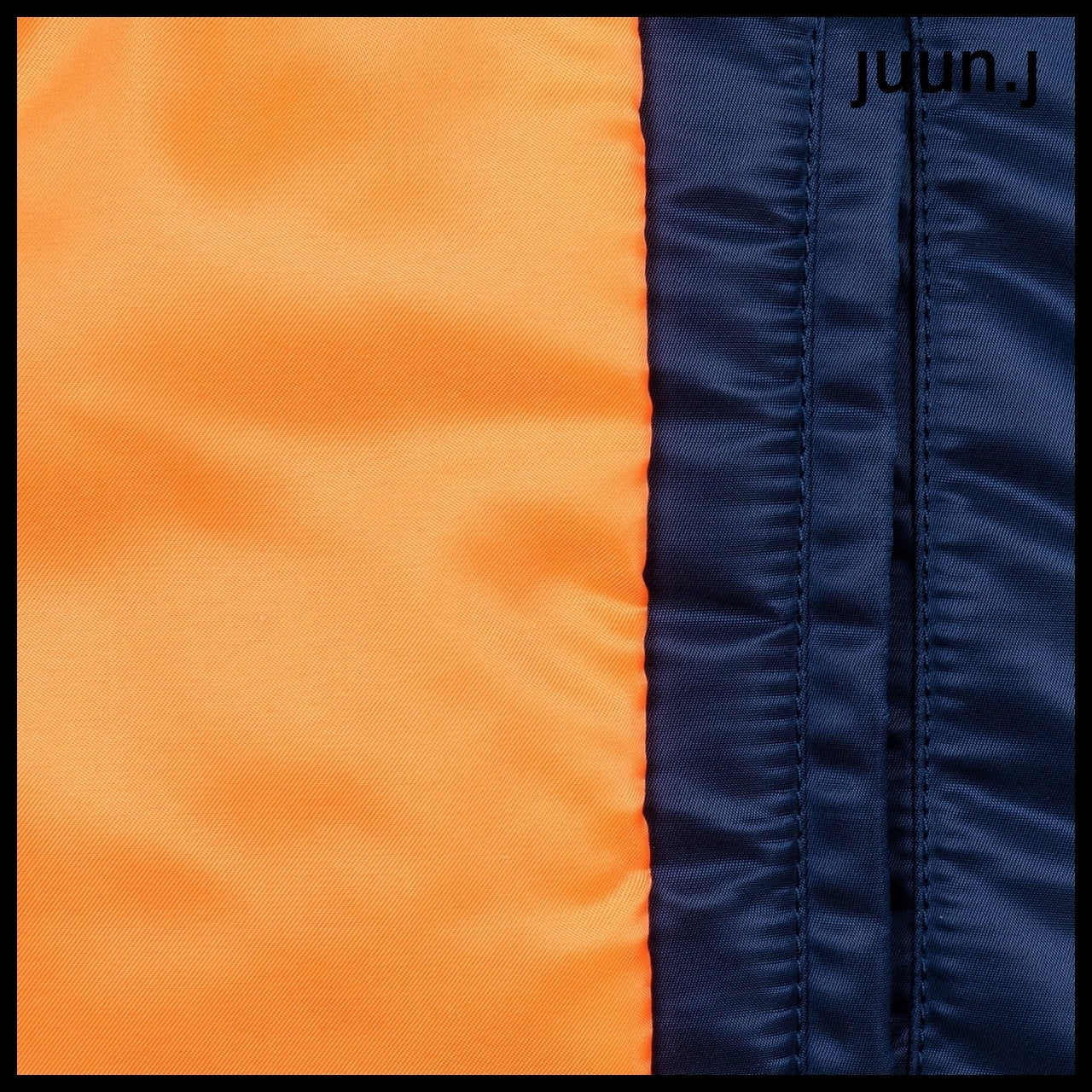 【JUUN.J】Regular Fit Light MA-1 Jumper Navy