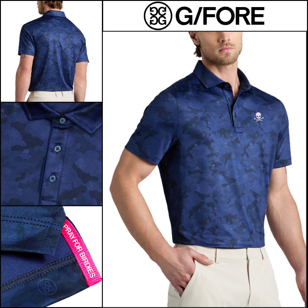 ◆G/FORE◆Icon Camo Tech Jersey Polo