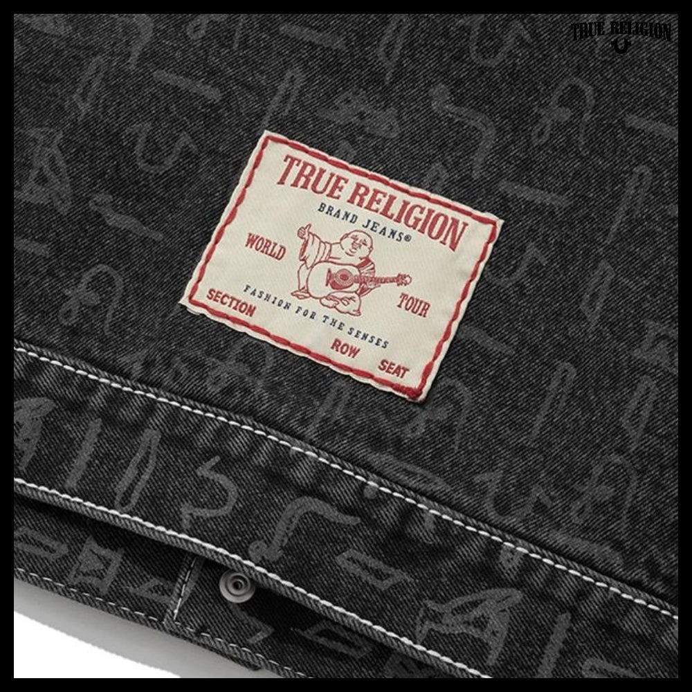 【TRUE RELIGION】Hieroglyphic Trucker Jacket 2Colors