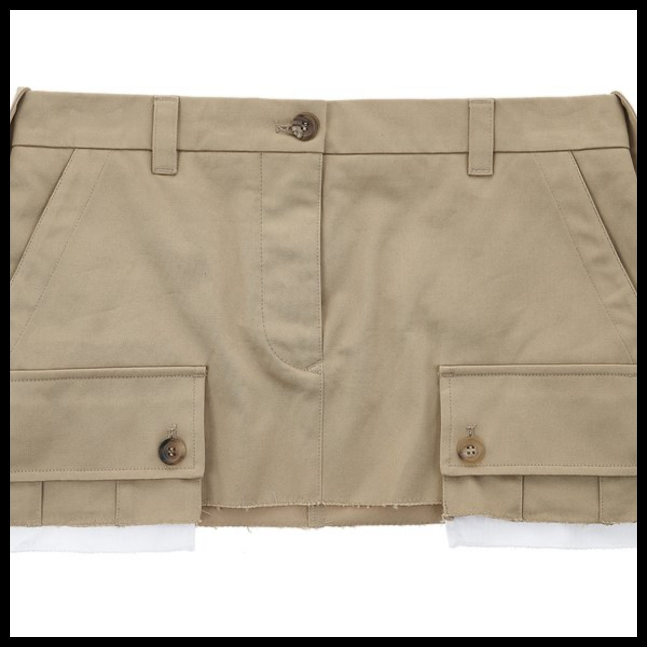 【Miu Miu】Women’s Chino Mini Skirt