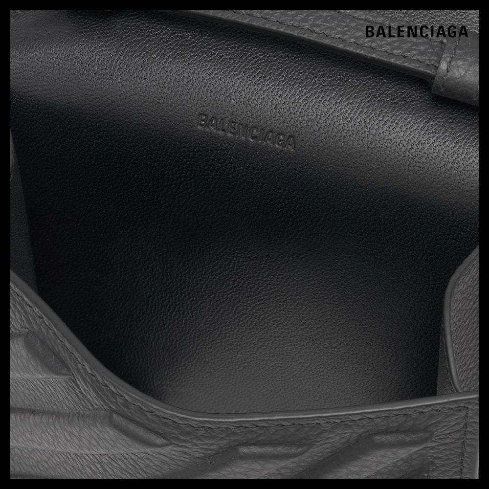 【BALENCIAGA】カー ストラップ フォンポーチ - ブラック