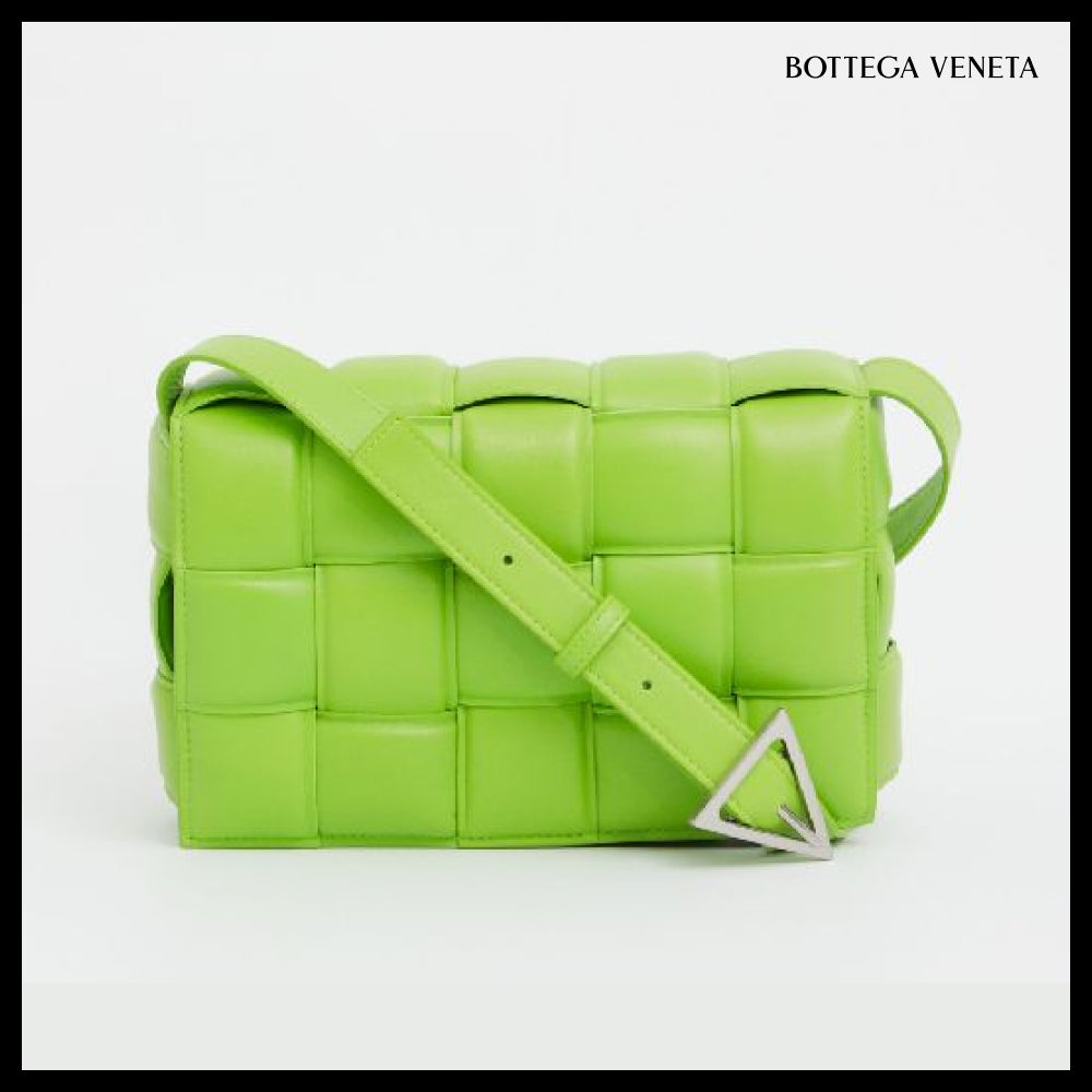 【BOTTEGA VENETA】Padded Cassette Bag Acid Green