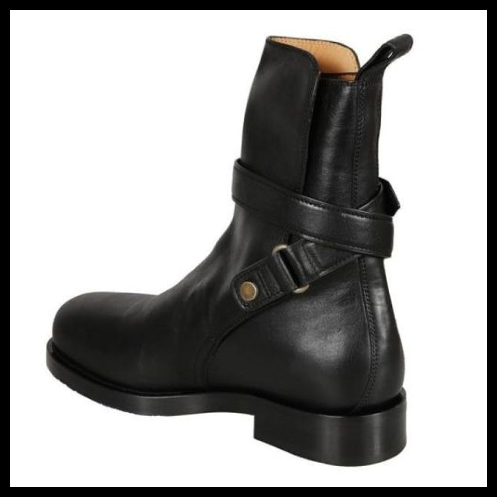 【BURBERRY】Black ankle boots