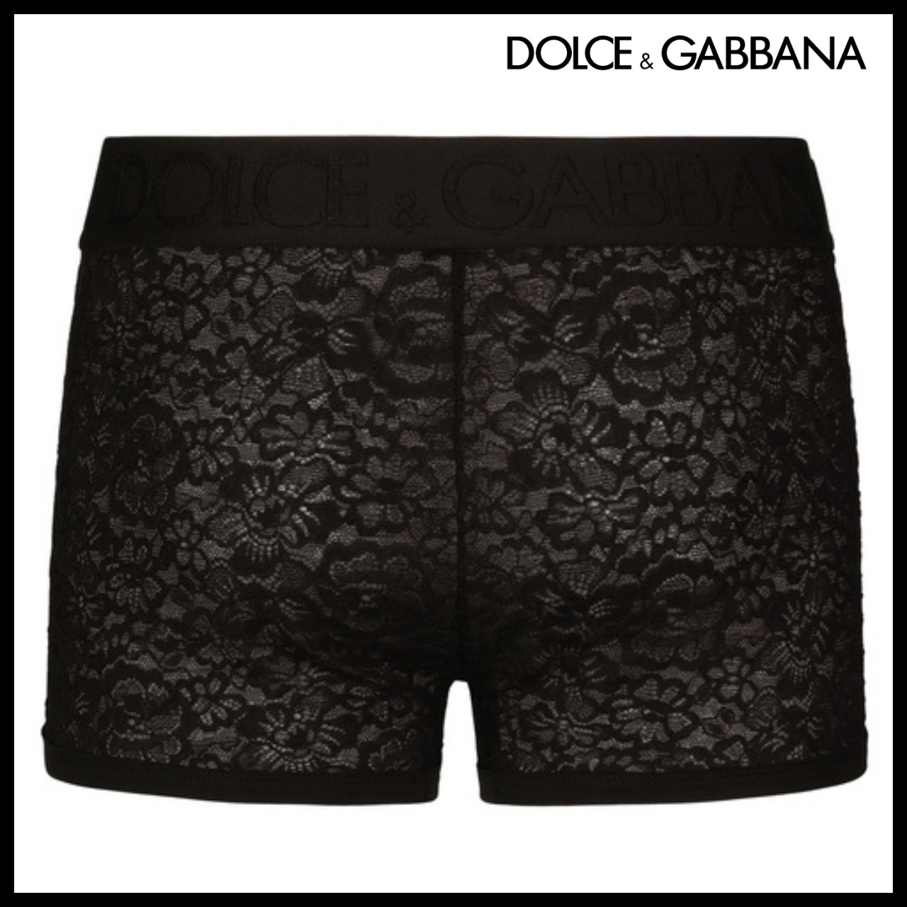 【Dolce & Gabbana】STRETCH LACE FIT BOXERS