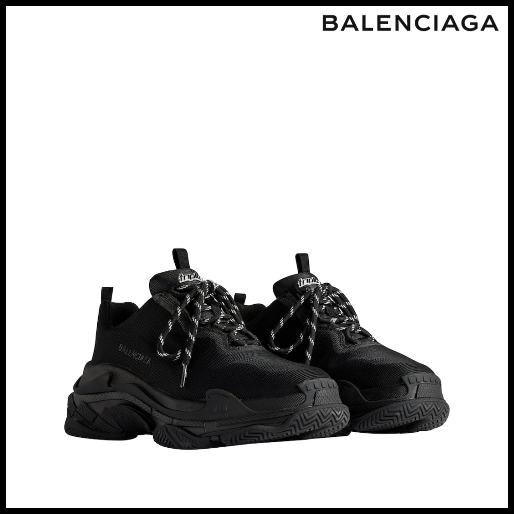 【BALENCIAGA】Triple S Sneaker Black Mesh