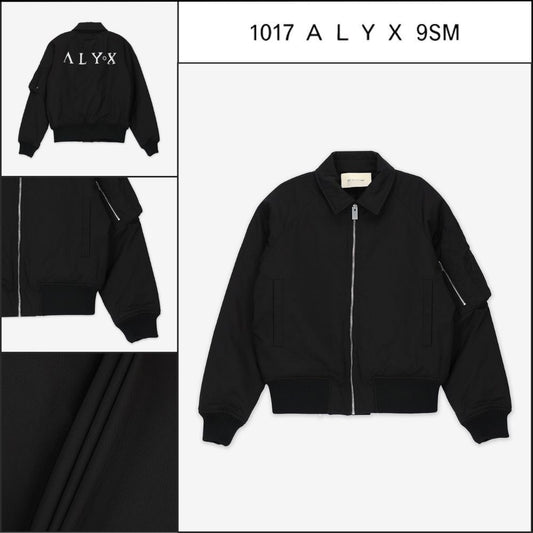 【ALYX】アーチ ロゴ ボンバー ジャケット ブラック