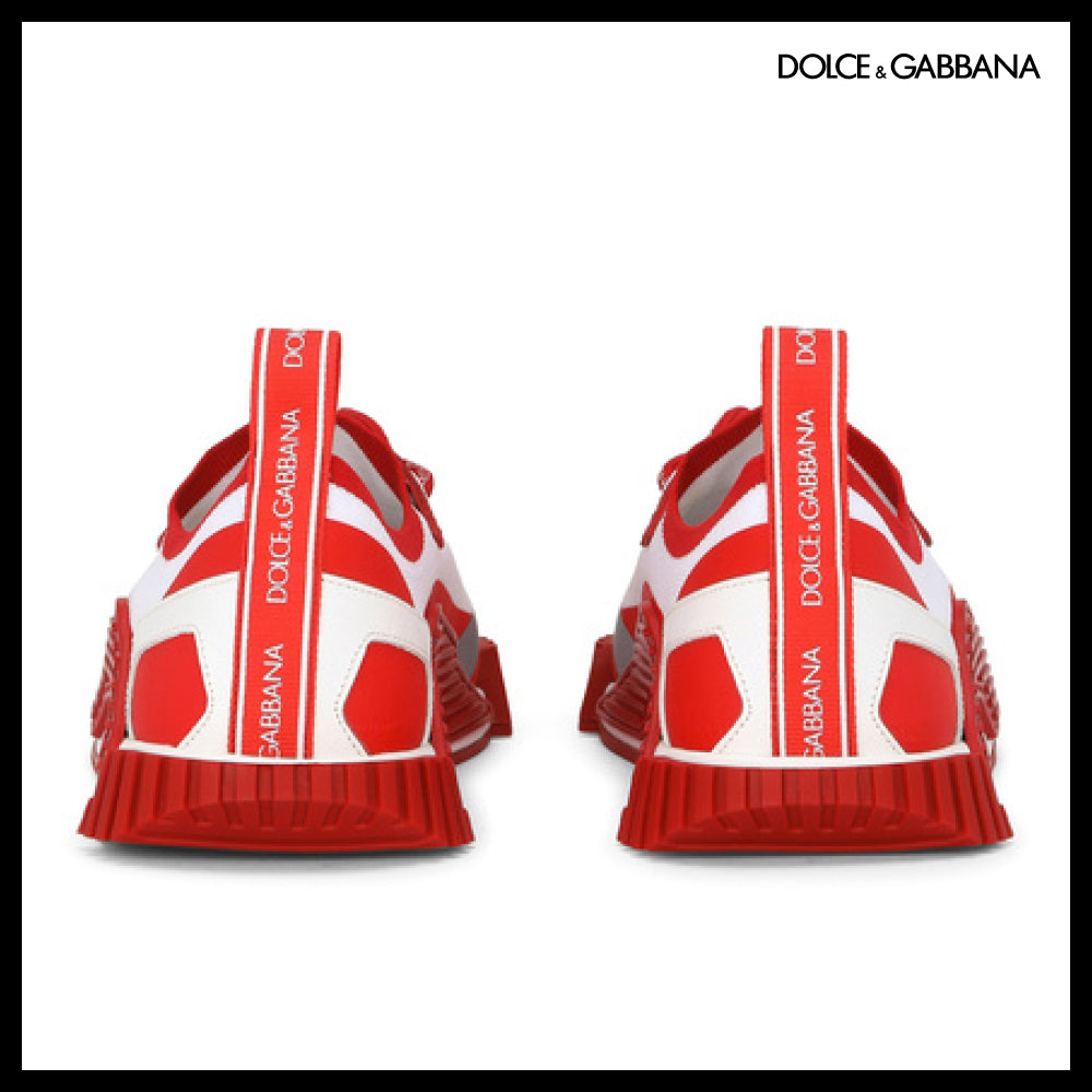 【Dolce & Gabbana】MIXED-MATERIAL NS1 SLIP-ON SNEAKERS