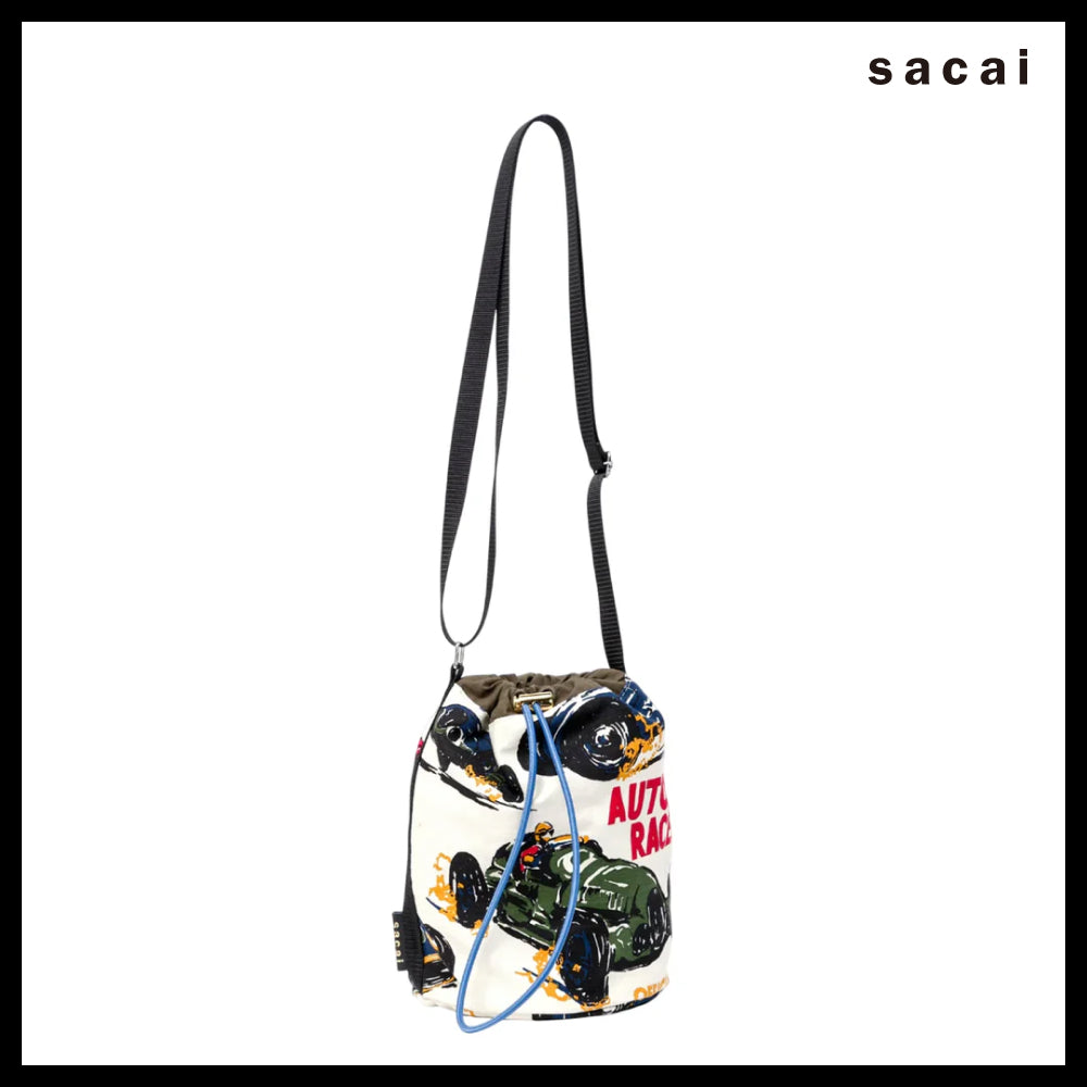 【sacai】Zantan Makeup Pouch White