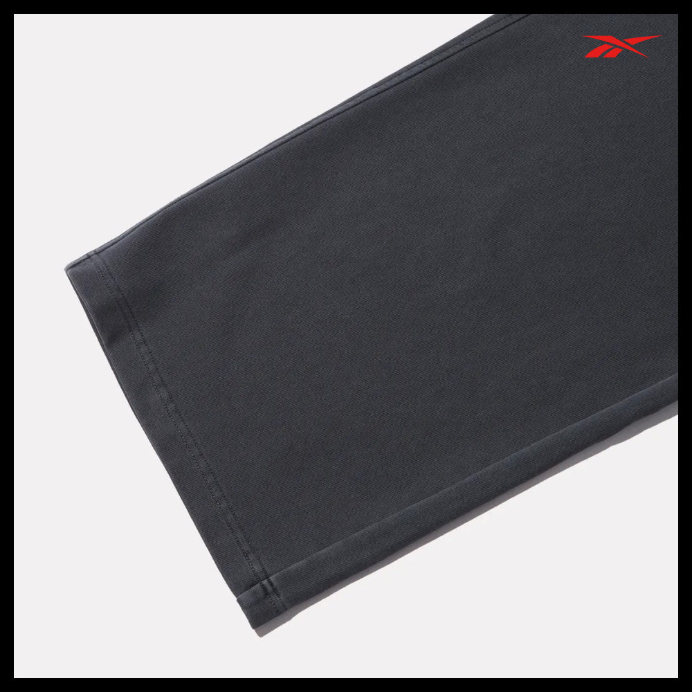 【Reebok】Garment Dyed Relaxed Fit Wide Straight Pants