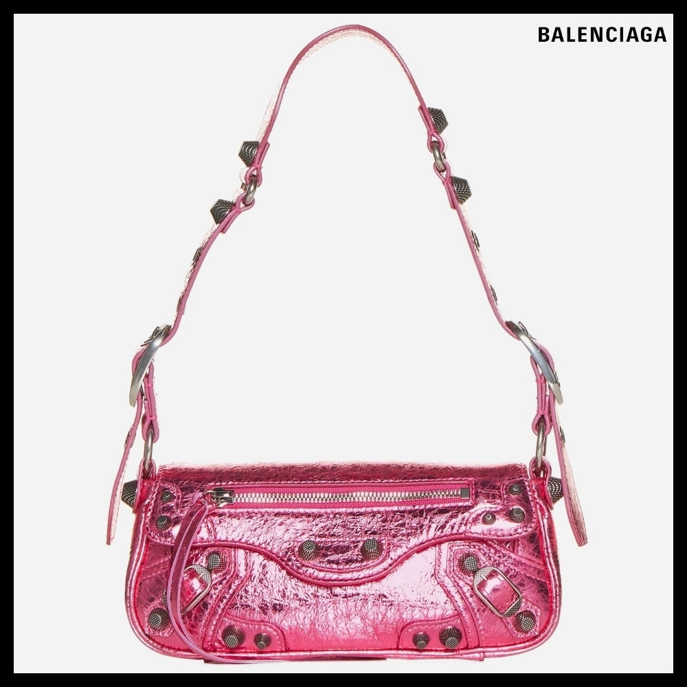 【BALENCIAGA】Cagole XS Leather Bag in Pink
