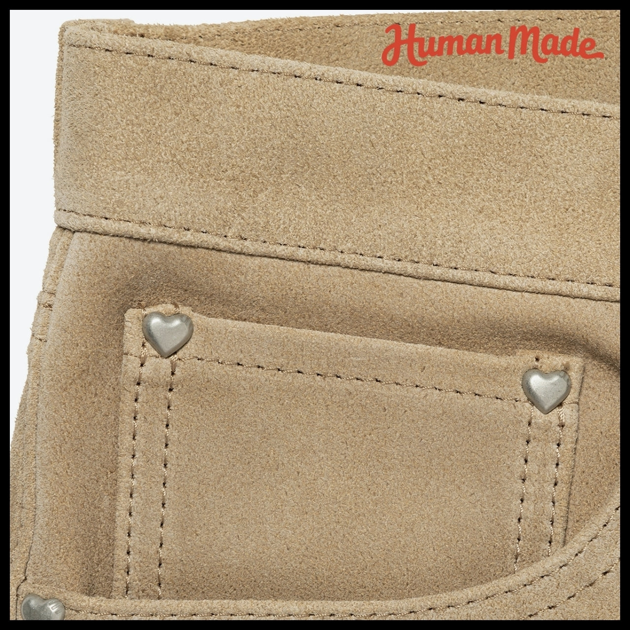 【HUMAN MADE】Suede Leather Pants