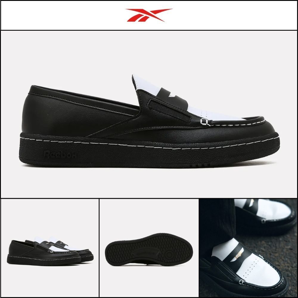 【Reebok】Club C Loafer - Black White