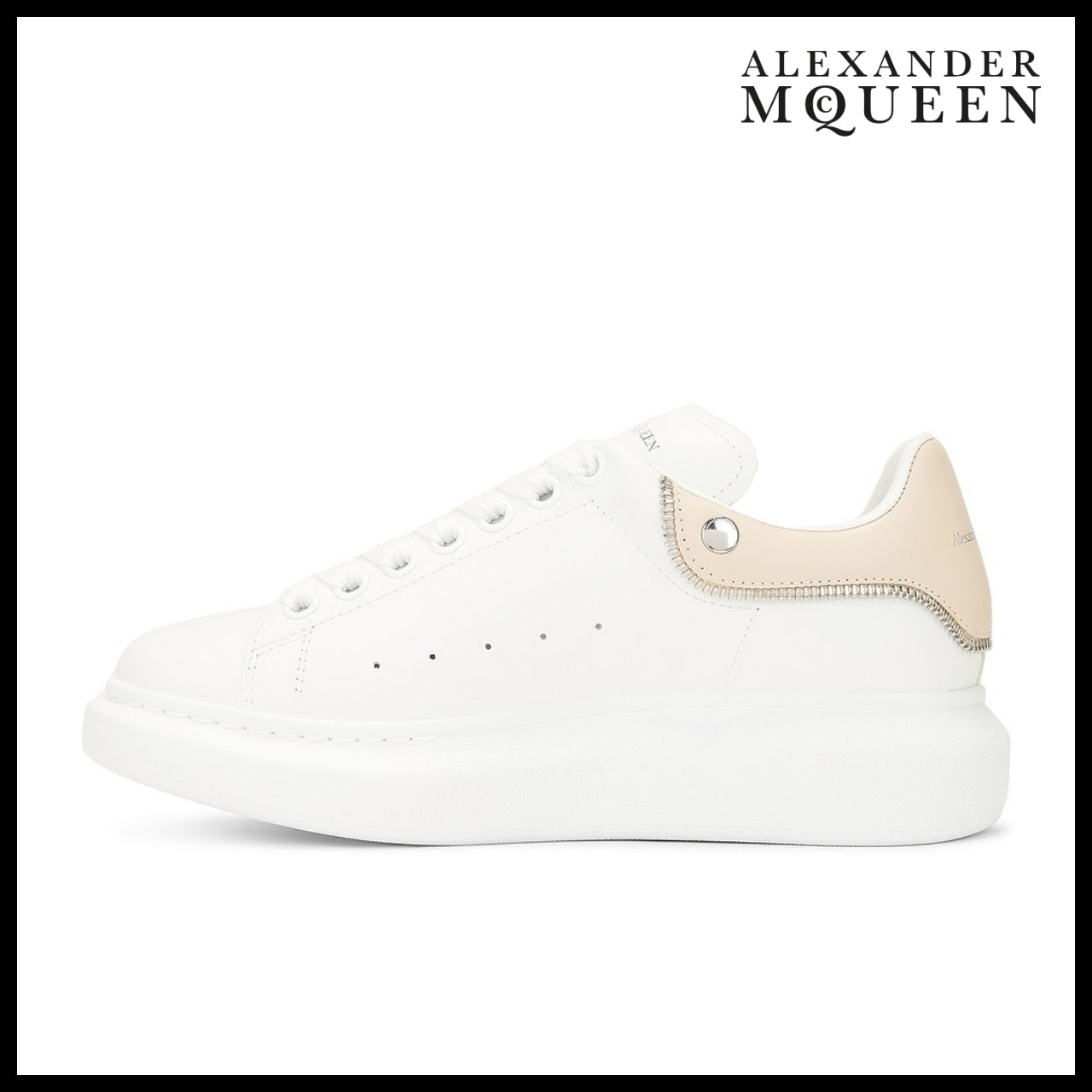【Alexander Mcqueen】Oversized Sneaker Silver Foil Logo