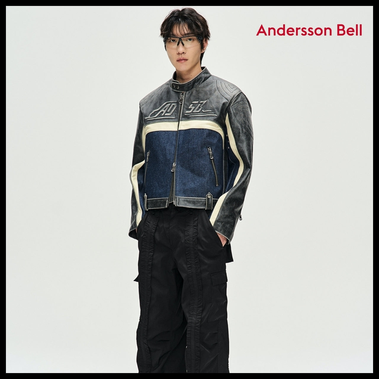【ANDERSSON BELL】Racing Leather Jacket (2 Colors)