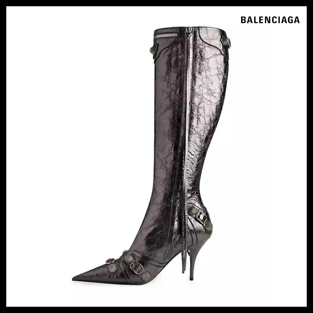 ★BALENCIAGAアウトレットセール ★Cagole 90mm Metallized Boot