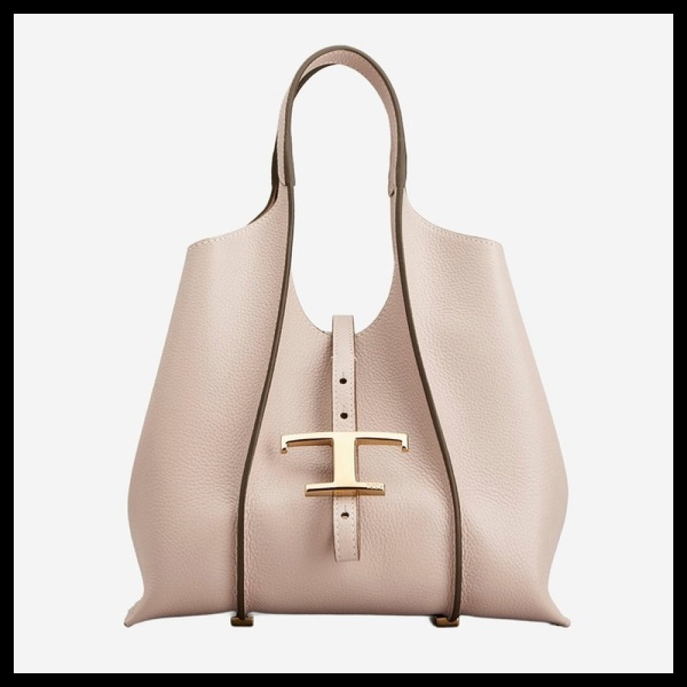【TOD'S】Pink Leather Shoulder Bag
