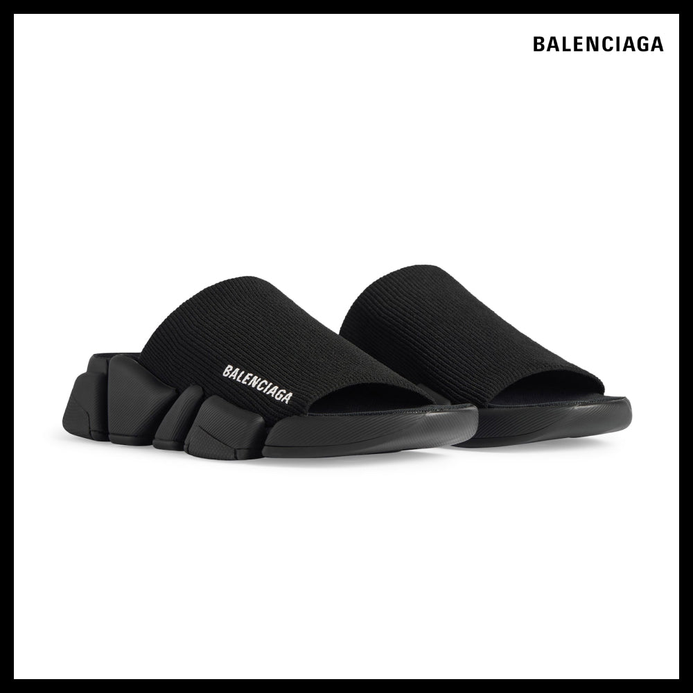 ★BALENCIAGAアウトレットセール★Recycled Knit Slide Sandal