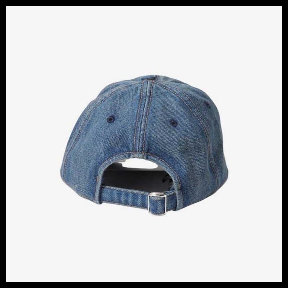 【CELINE】Triomphe Denim Ball Cap Blue Unisex