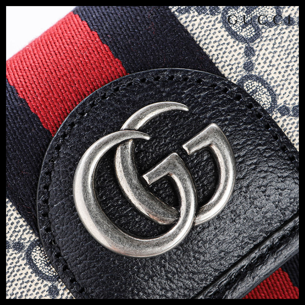 【GUCCI 】Ophidia GG Supreme Canvas Leather Belt Bag BEIGE