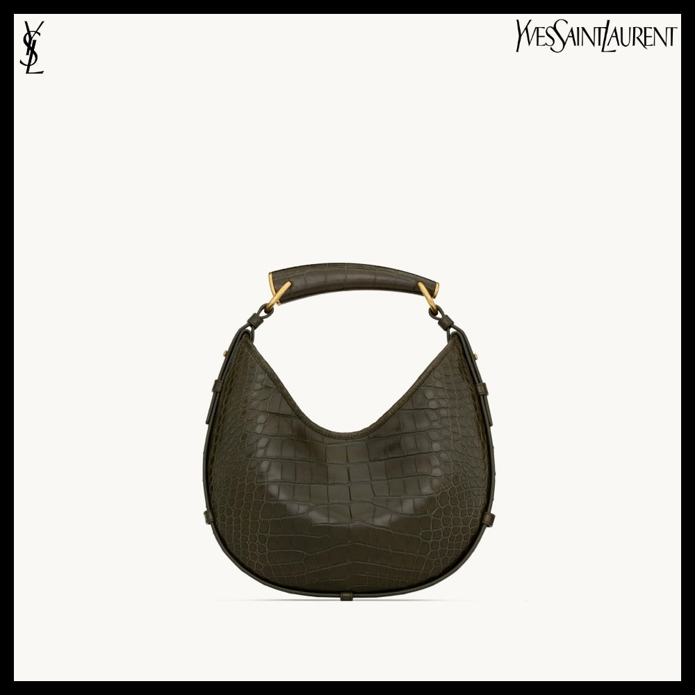 【Saint Laurent】Alligator Leather MOMBASA Small Bag