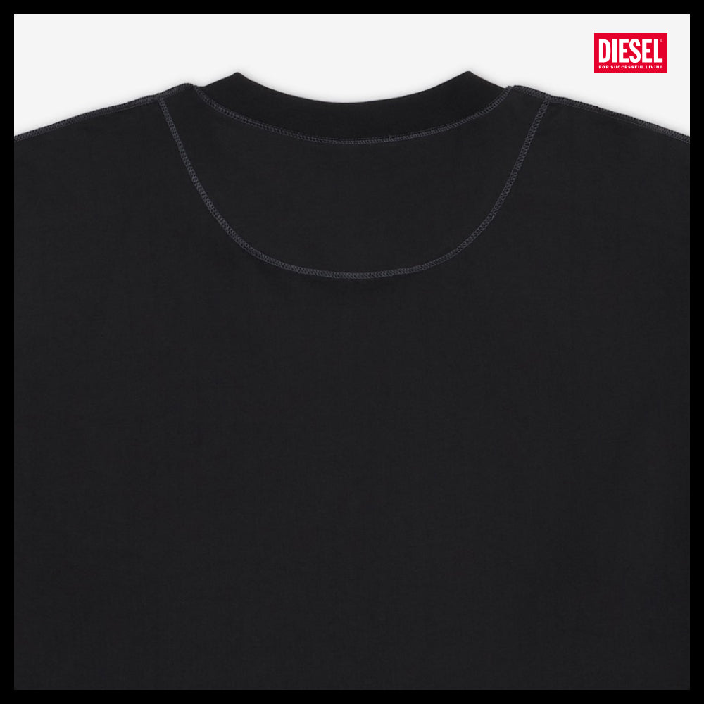 【DIESEL】T-Kraouer Boxed T1 Long Sleeve T-Shirt Black