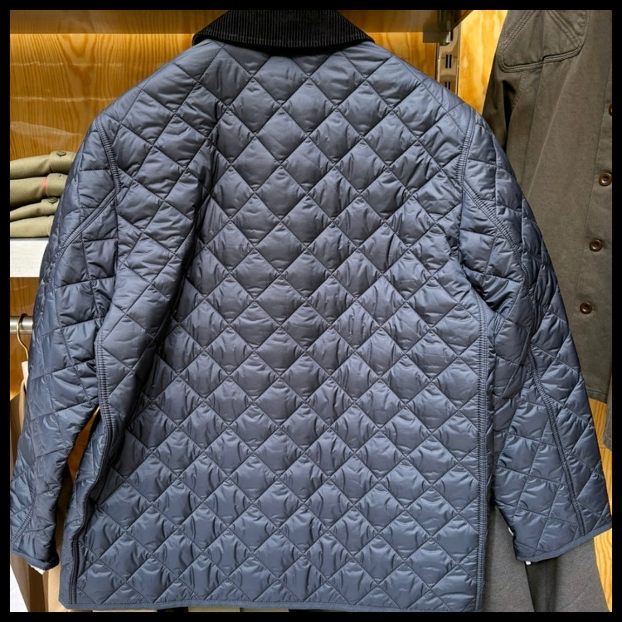 【BURBERRY】Willowbrook Quilted Jacket Navy