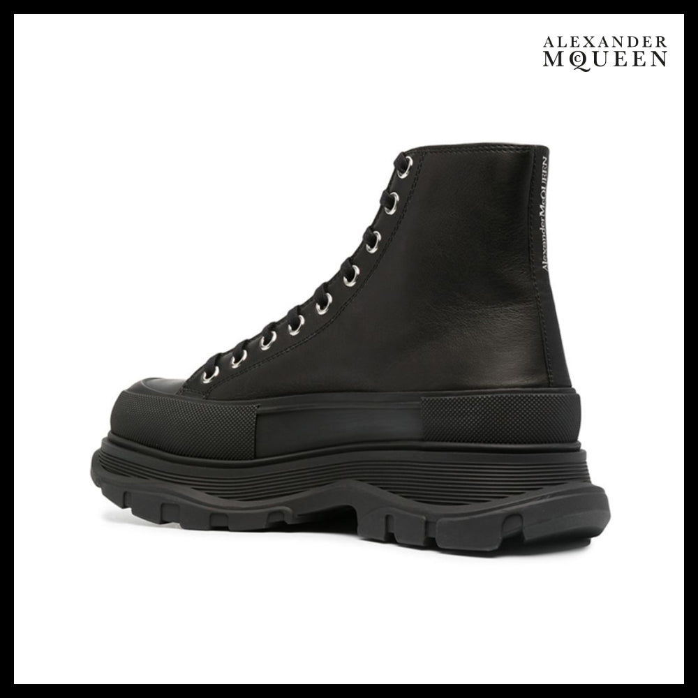 【Alexander Mcqueen】Tread Slick Boots Black