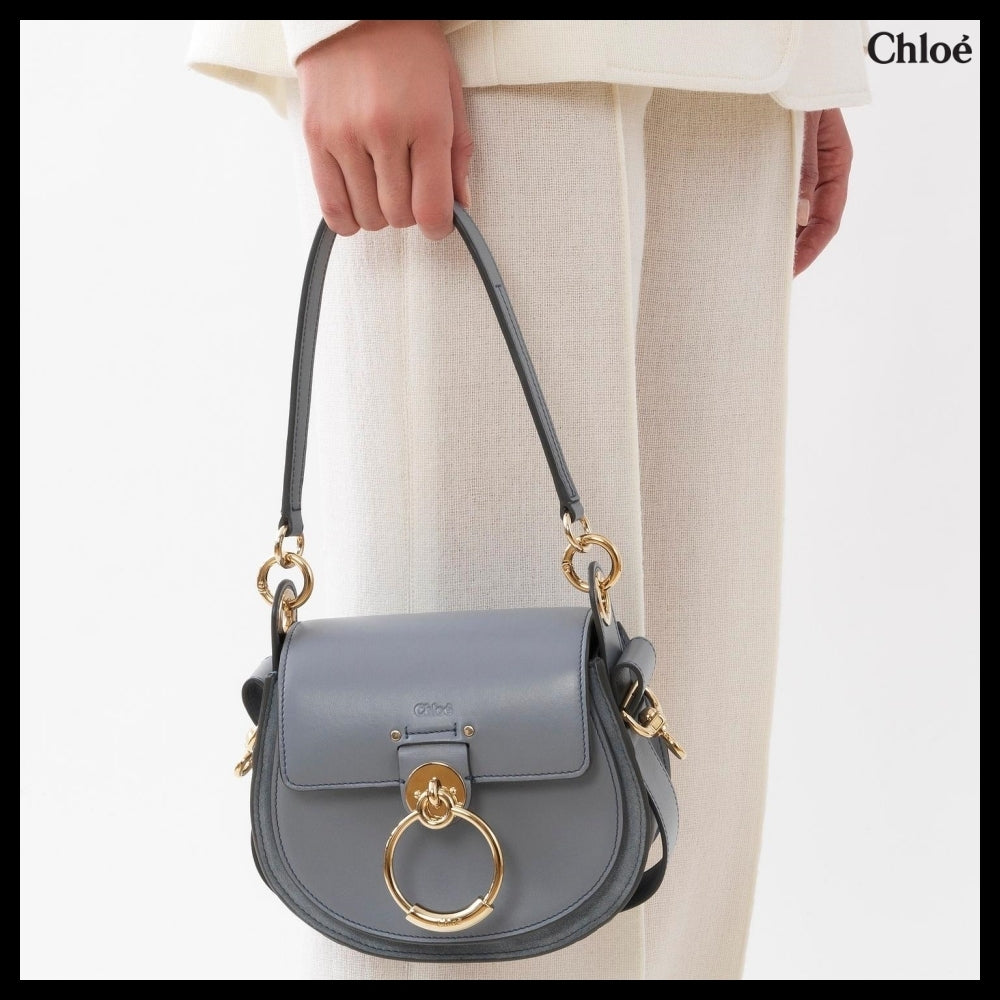 【Chloe】Small Tess Bag Storm Blue