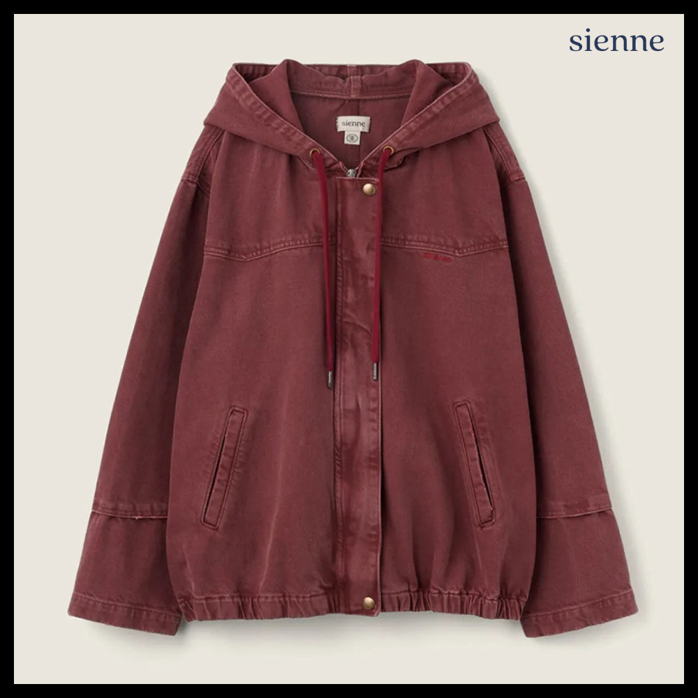 【SIENNE】Elvis Work Jacket Burgundy