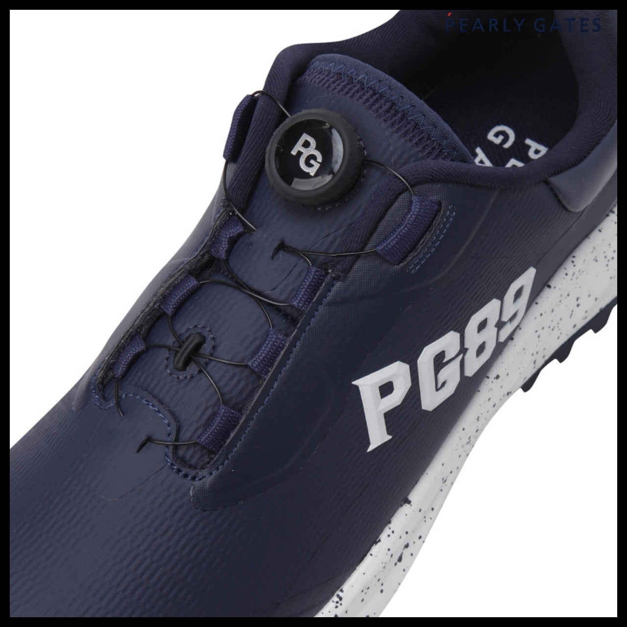 【PEARLY GATES】Painting Block Embossed Logo Dial Boa