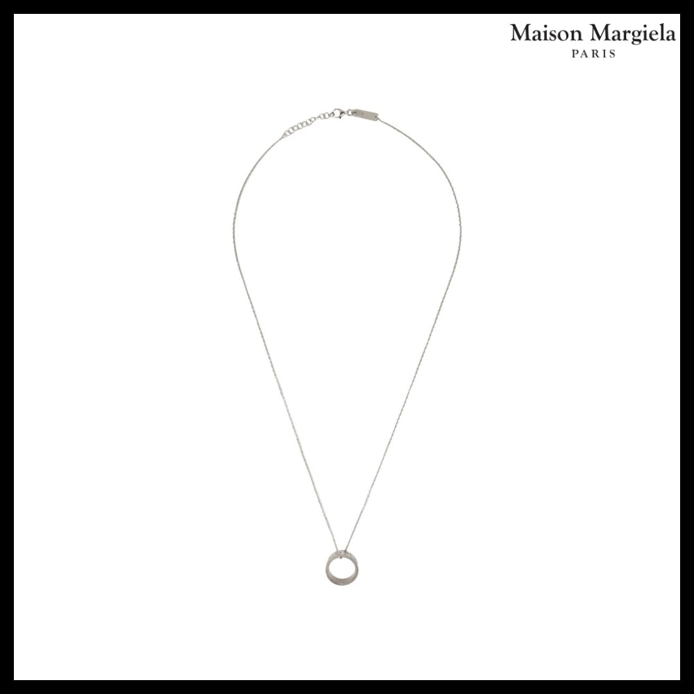 【Maison Margiela】Numerical Ring Necklace Silver