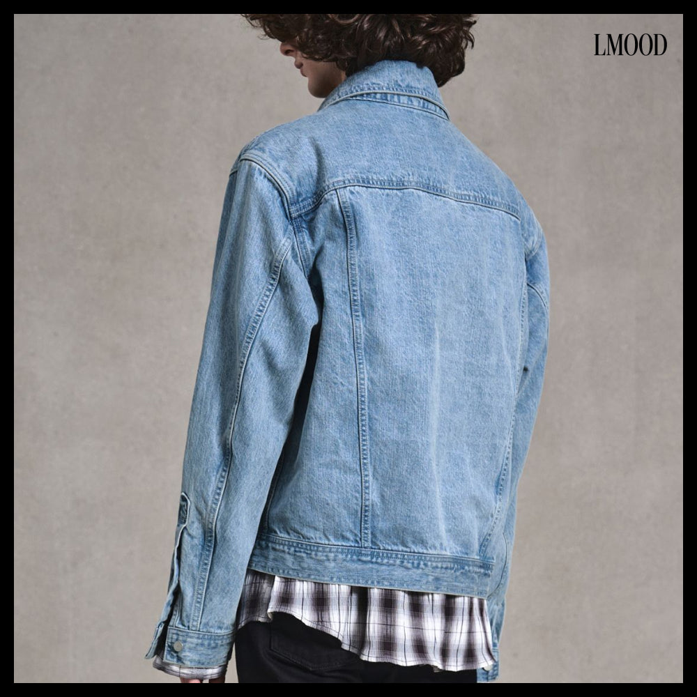 【LMOOD】Midtown Denim Shacket 2 Colors
