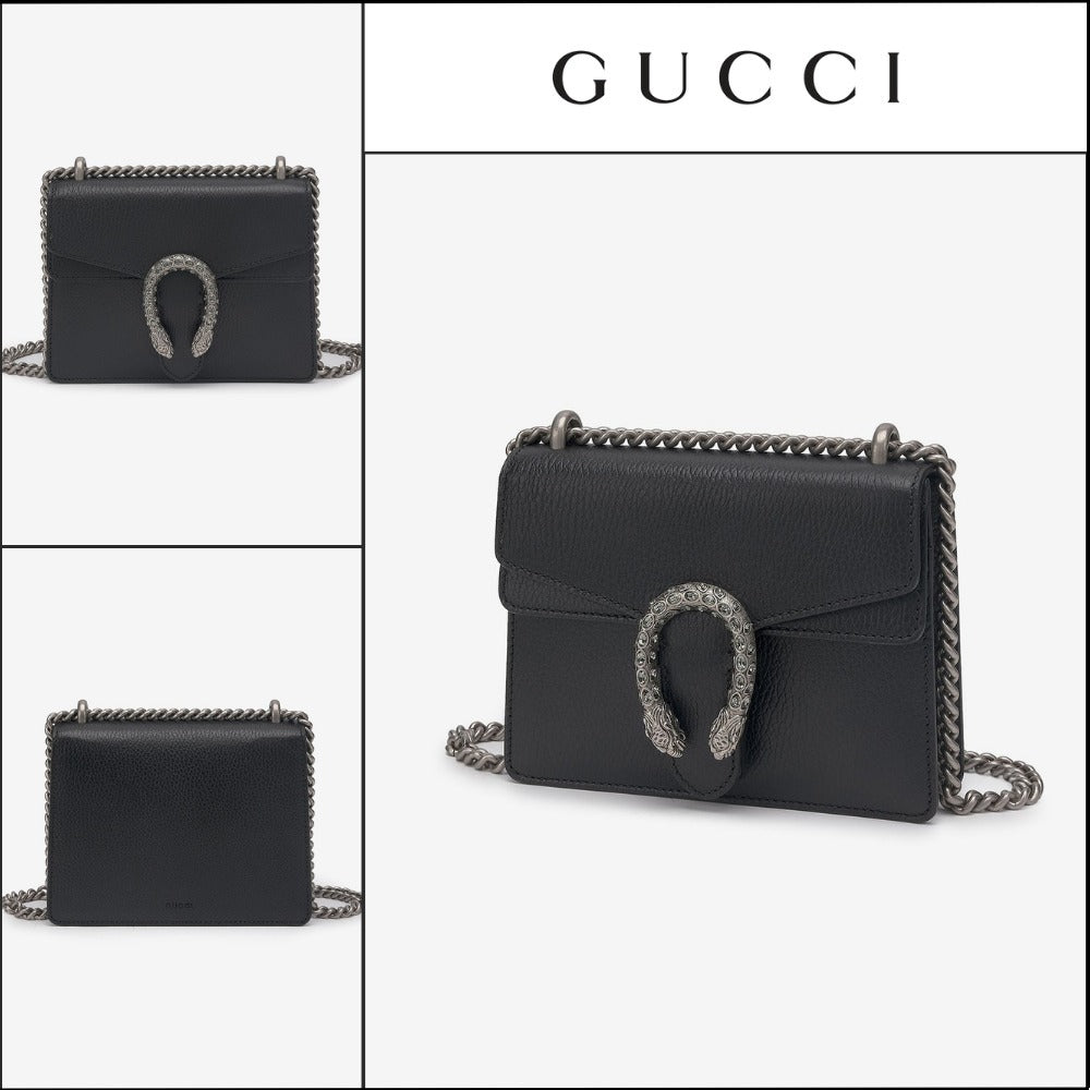 【GUCCI】Mini Dionysus Shoulder Bag Black