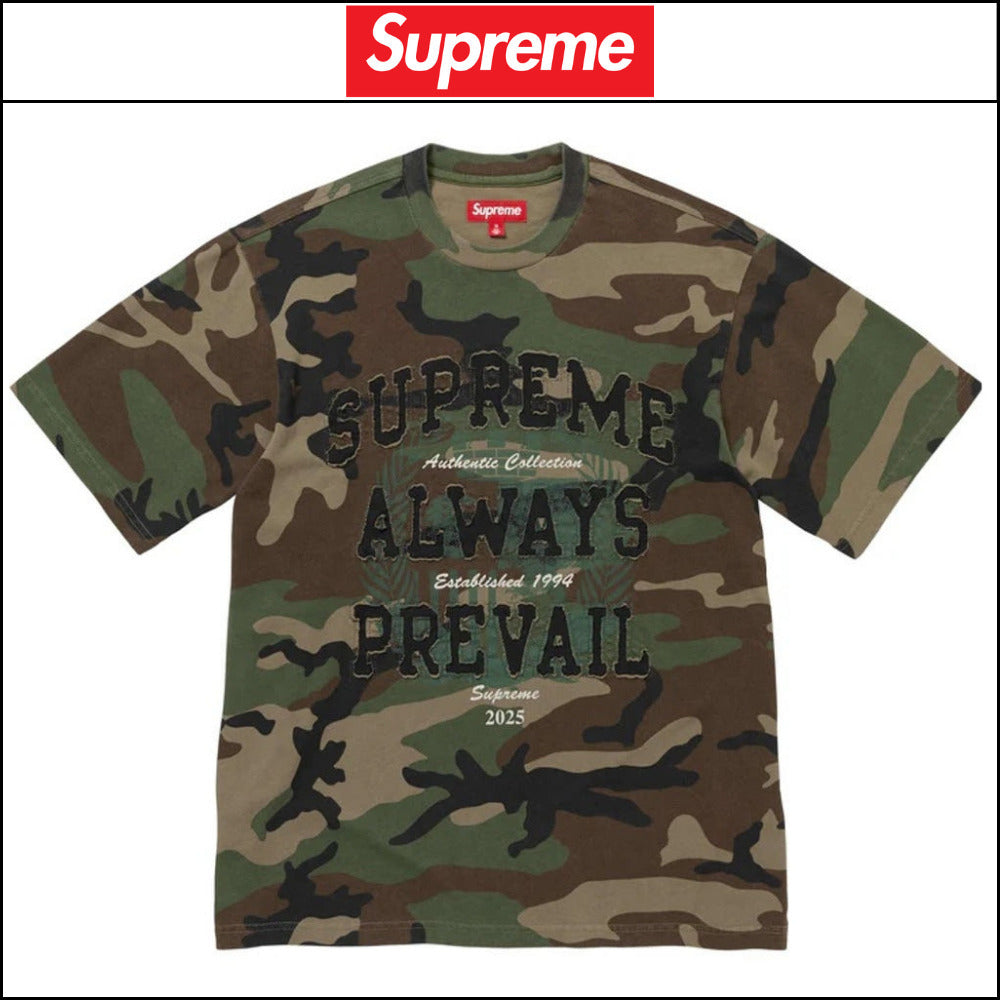 【Supreme】Always Prevail Short Sleeve Top Woodland Camo