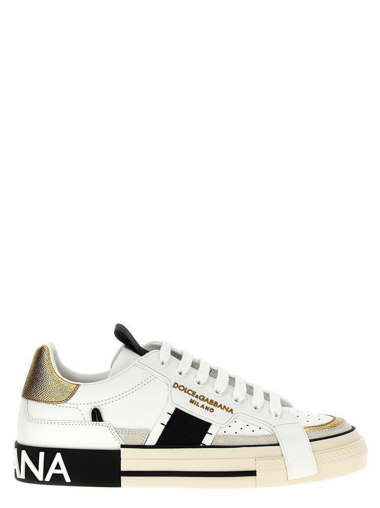 【Dolce & Gabbana】Calfskin 2.Zero Custom Sneakers