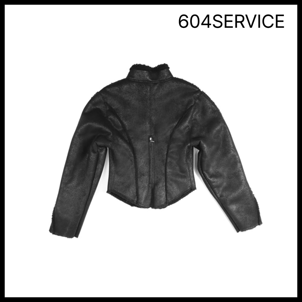 【604service】MOTORCYCLE SHEARLING JACKET