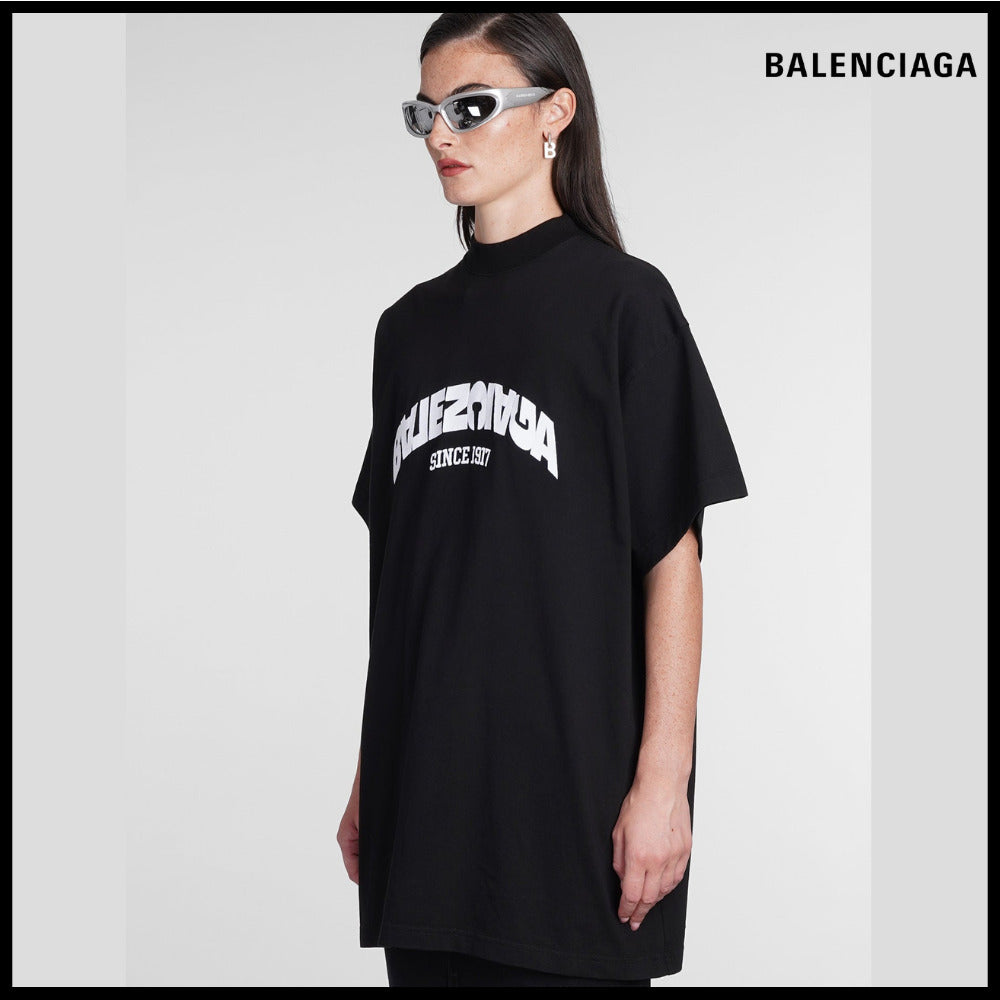 【BALENCIAGA】Back Flip T-Shirt Oversized Black