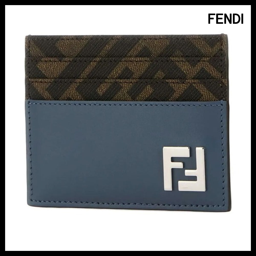 【FENDI】Blue Card Wallet