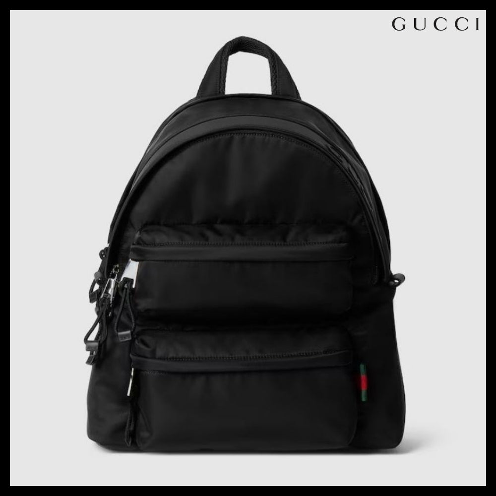 【GUCCI】Logo Medium Backpack