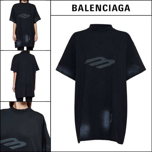 ★BALENCIAGAアウトレットセール★3B Stencil T-shirt Oversized