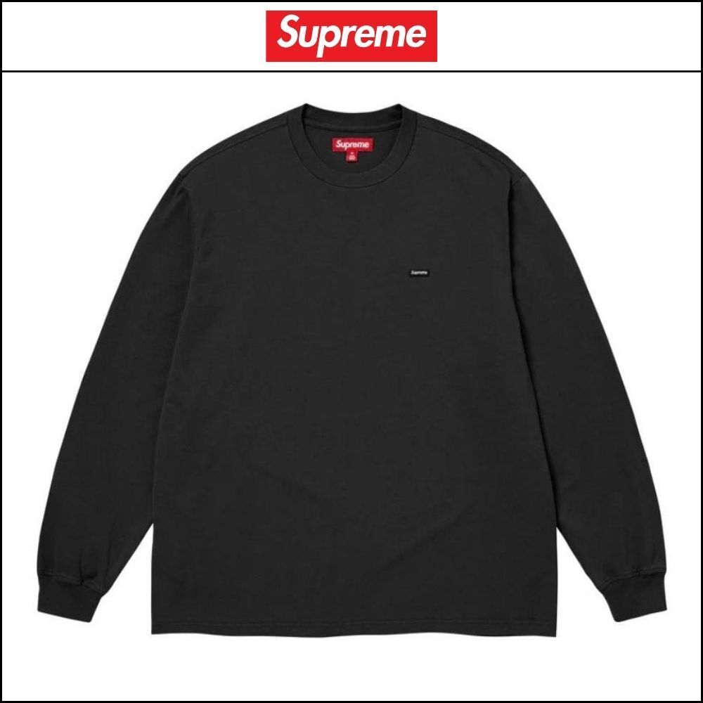 【Supreme】Small Box Long Sleeve T Shirt Black