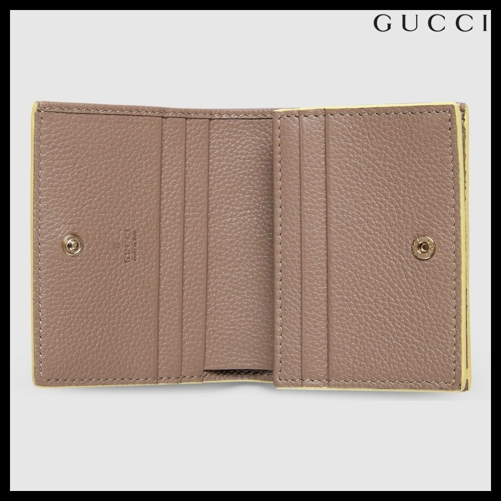 【GUCCI】Brown GG Marmont Small Wallet