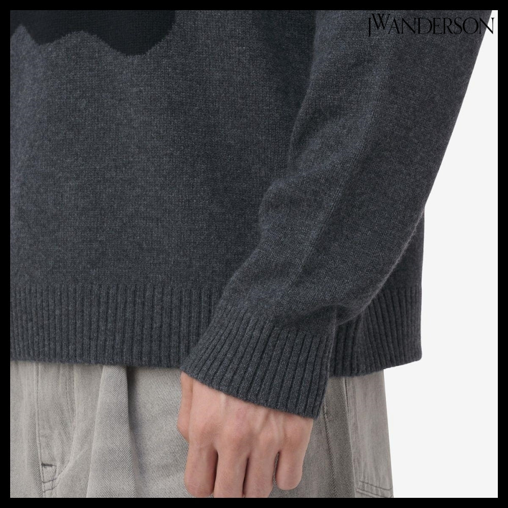 ◆JW ANDERSON◆ ニット Knit Charcoal ウール