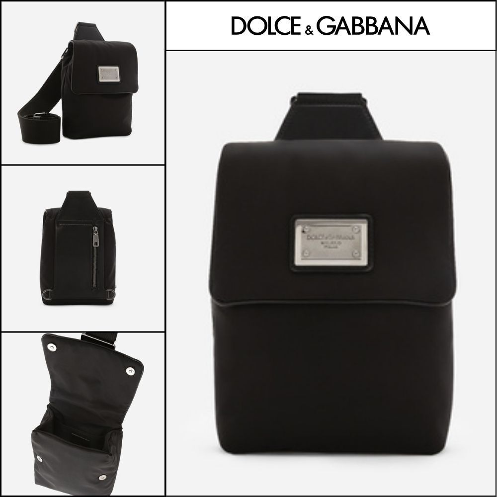 【Dolce & Gabbana】NYLON BELT BAG Black