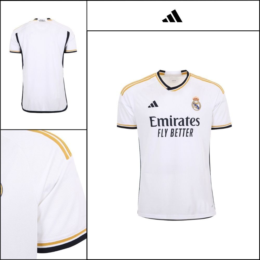 【Adidas】Home Jersey White Short-Sleeve T-Shirt