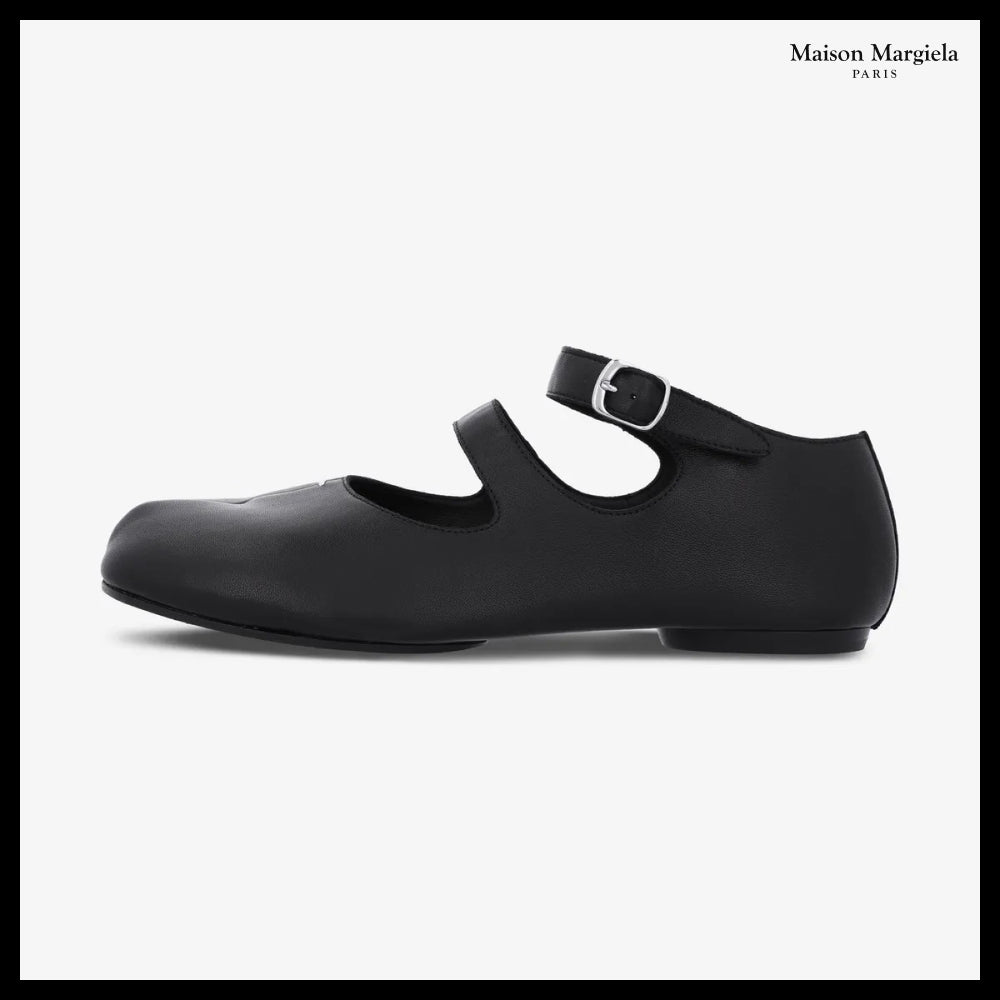 【Maison Margiela】Tabi Ballerina Flat Shoes Black