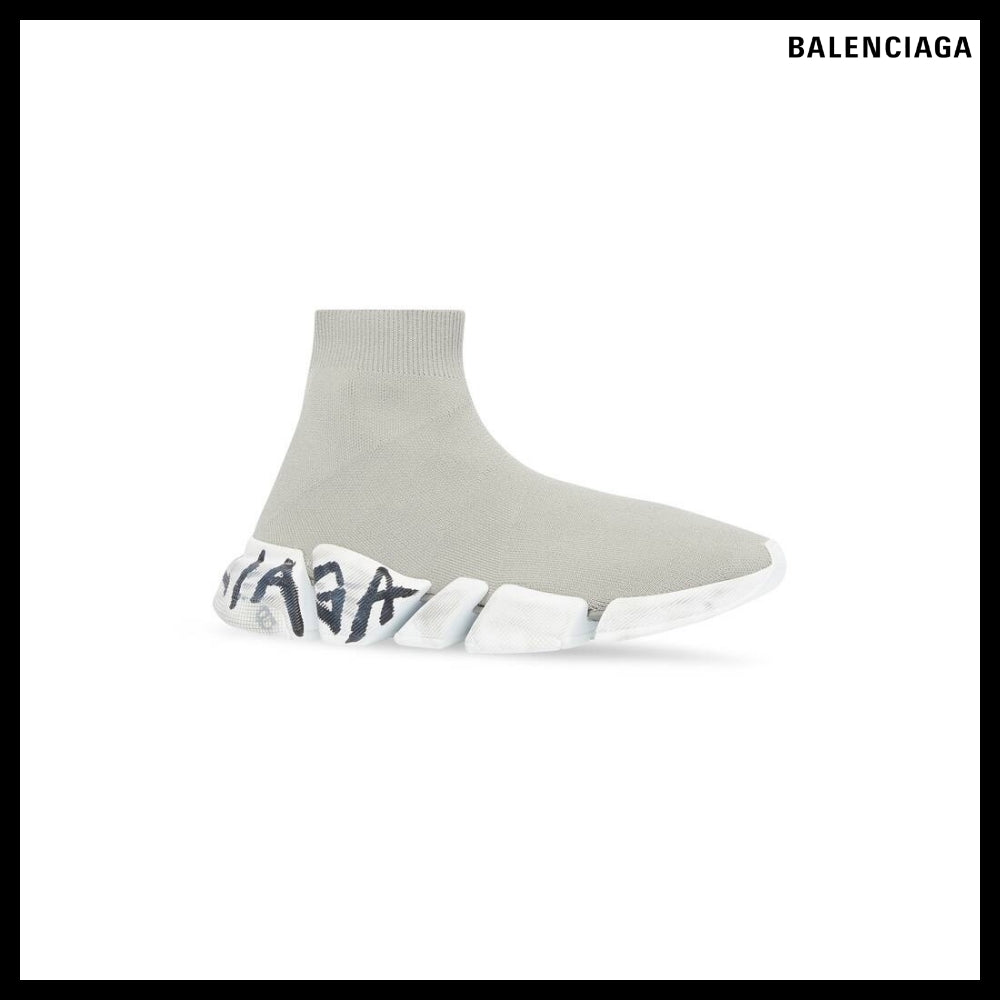 【BALENCIAGA】Speed 2.0 Graffiti Recycled Knit Sneaker
