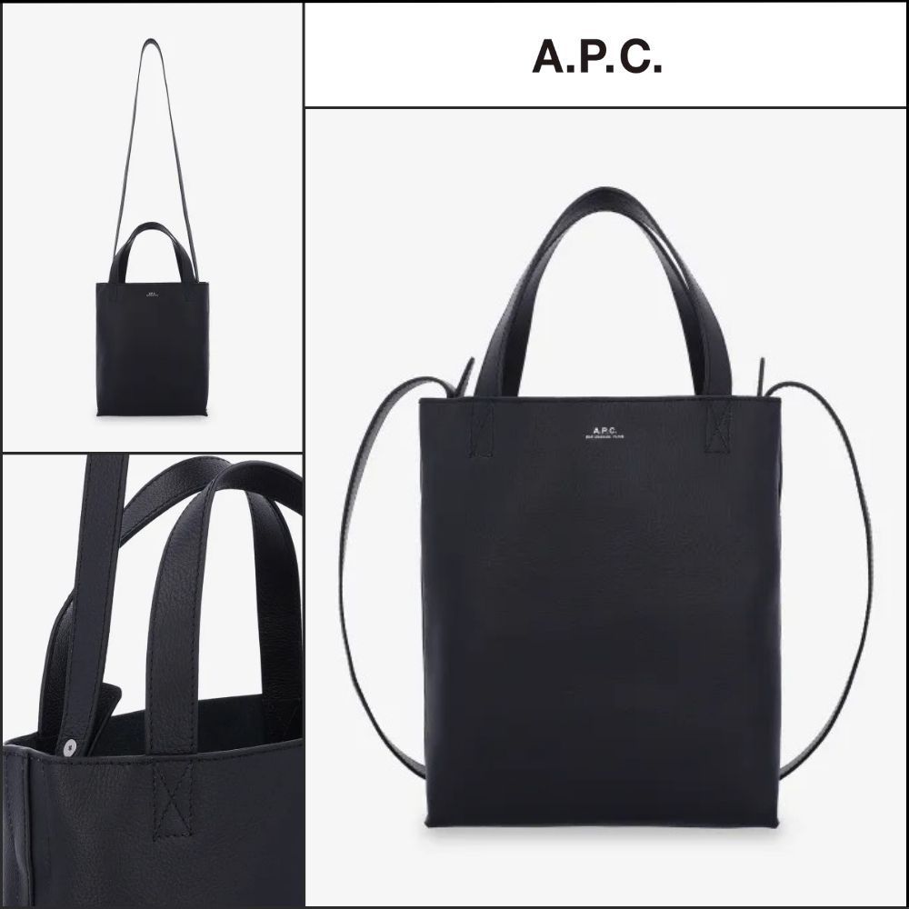 【A.P.C.】Small Maico Cabas Tote Bag Black