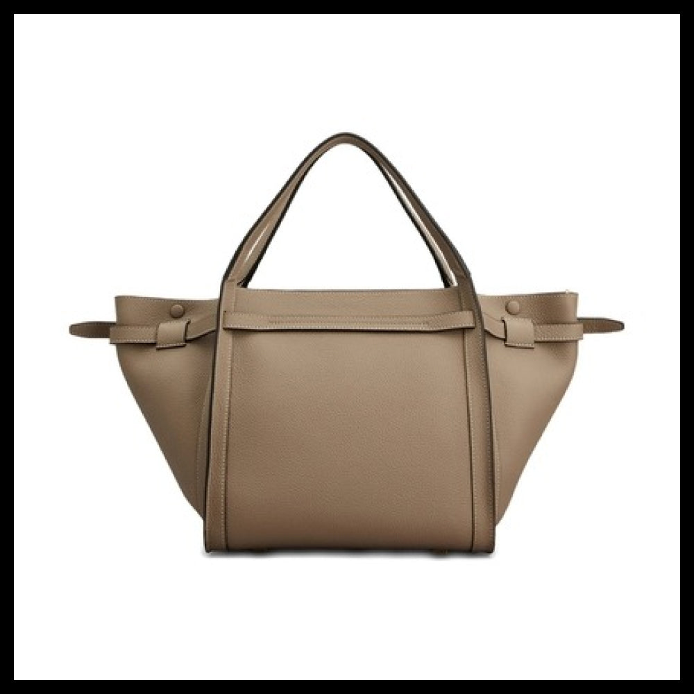 【TOD'S】Beige Leather Tote Bag